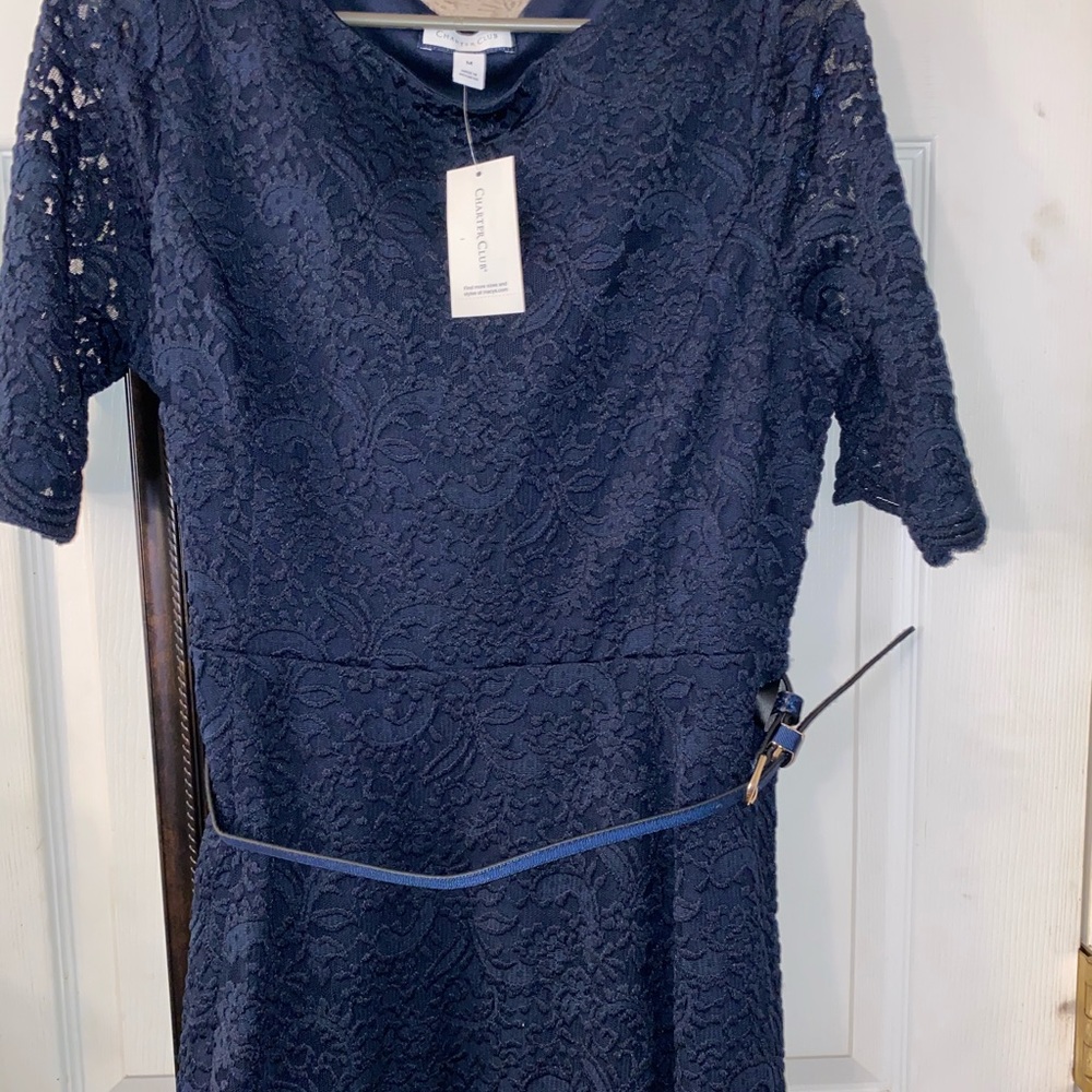 Skater lace dress